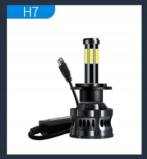 LED-LAMPOR H7 X8 120W 360° 20000LM 3 FÄRGER BURK
