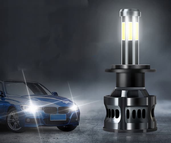 LED-LAMPOR H7 X8 120W 360° 20000LM 3 FÄRGER BURK