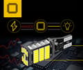 Miniatyrbillede 9 af 11: LED-pære W16W T15 CANBUS OMVENDT 45 LED SMD