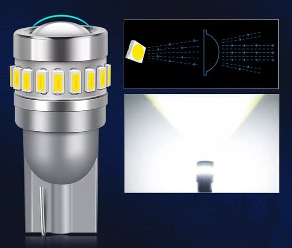 LED-pærer W5W T10 stærke 360° parkeringslygter