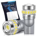 Miniatyrbillede 11 af 11: LED-pærer W5W T10 stærke 360° parkeringslygter