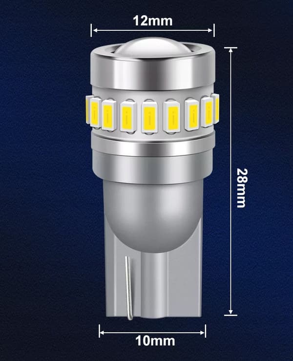 LED-pærer W5W T10 stærke 360° parkeringslygter