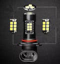 Miniatyrbillede 6 af 11: LED-PÆRER H11 80W 360° 4000LM KRAFTFULD DÅSE XSTORM