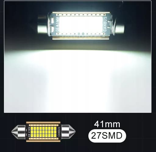 LED-RÖRGLOPP 41MM 42MM C3W C5W XSTORM CANBUS