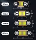 Miniatyrbild 9 av 11: LED-RÖRGLOPP 31MM C3W C5W XSTORM 21SMD CANBUS