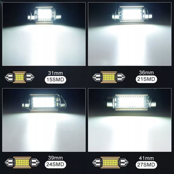 LED-RÖRGLOPP 31MM C3W C5W XSTORM 21SMD CANBUS