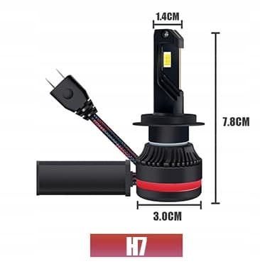 LED-pærer H7 S11 140W 25000LM ULTRA KRAFTIG CANBUS
