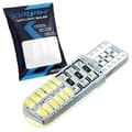 Miniatyrbillede 1 af 11: LED-pære W5W T10 parkeringslygter 24 LED silikonestrøm