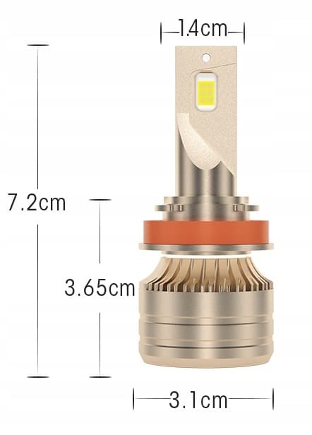 LED H7 PÆRER 120W 20000LM MEGET KRAFTIG CANBUS
