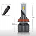 Miniatyrbillede 11 af 11: H7 LED-pærer 3000K farver | 4300K | 6000K 120W
