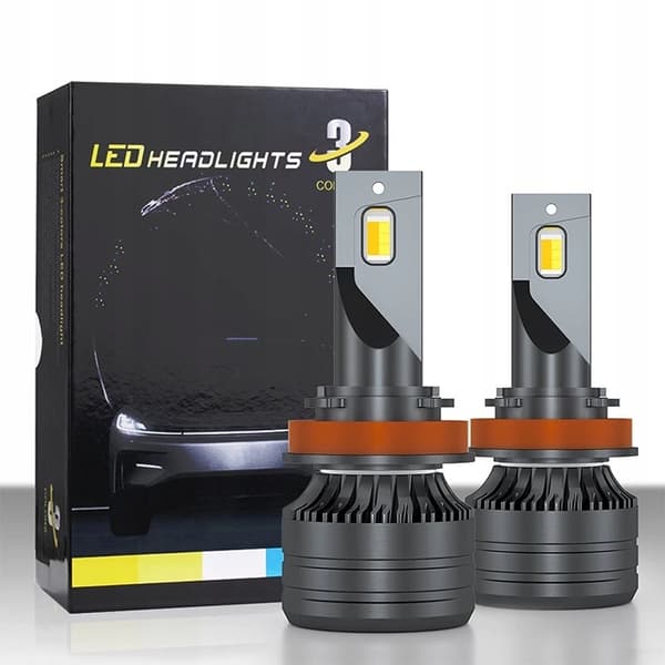 H7 LED-pærer 3000K farver | 4300K | 6000K 120W