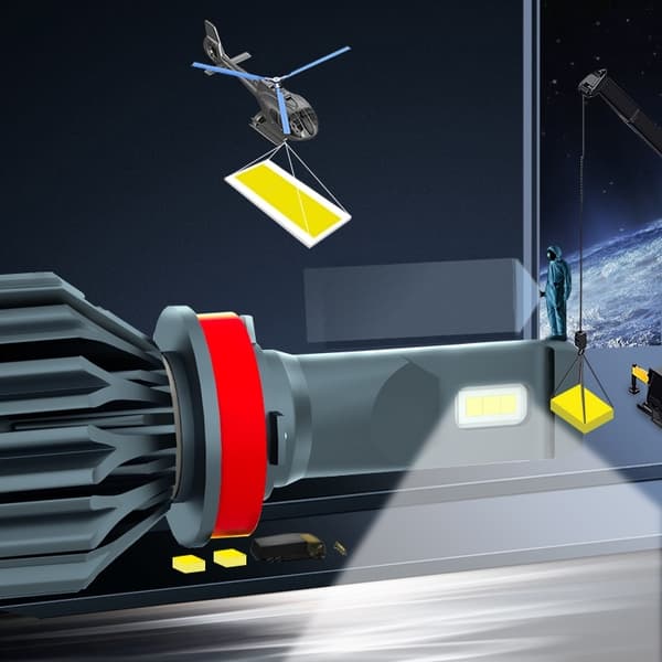 LED-PÆRER H7 S10 21000LM ULTRA KRAFTIG CANBUS 110W