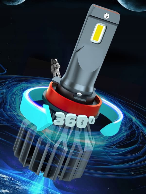 LED-PÆRER H7 S10 21000LM ULTRA KRAFTIG CANBUS 110W