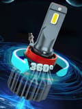 Miniatyrbillede 5 af 11: LED-PÆRER H7 S10 21000LM ULTRA KRAFTIG CANBUS 110W