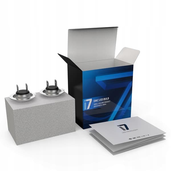H7 LED-POLTTIMOT ILMAN SOVITTIMIA i7 400 % VAHVA 6500k