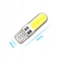 Miniatyrbild 6 av 11: LED-LAMPA W5W T10 PARKERINGSLAMPA 2 LED COB KILISEMELKNING