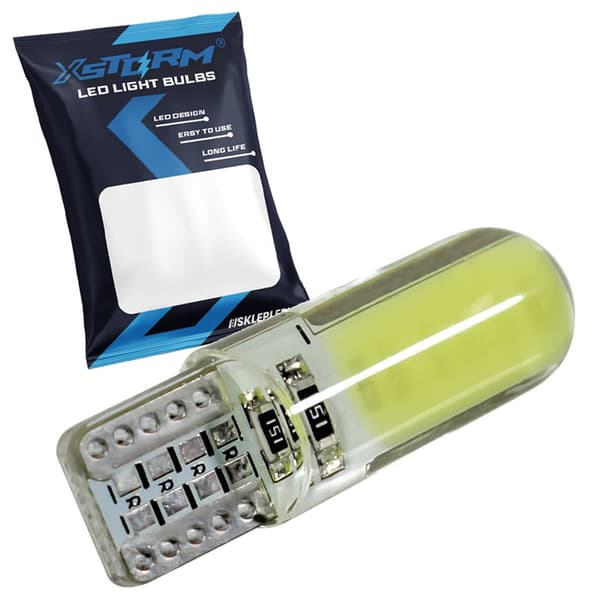 LED-LAMPA W5W T10 PARKERINGSLAMPA 2 LED COB KILISEMELKNING