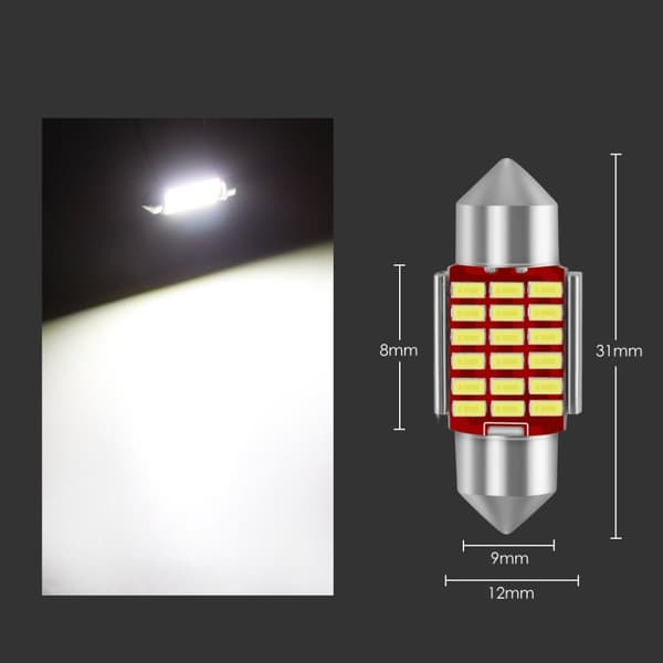 LED-RÖRGLOPP 31MM C3W C5W 18SMD CANBUS STARK