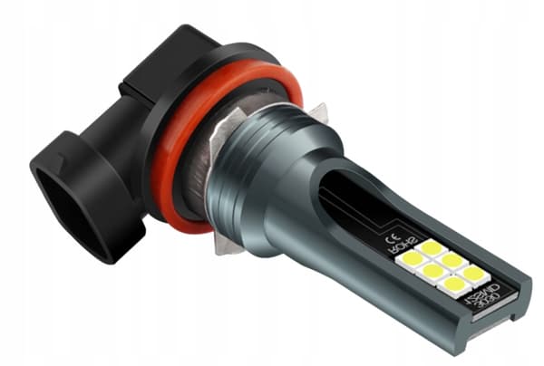 LED-pære H11 35W 3000LM 12V kørelys 12 SMD