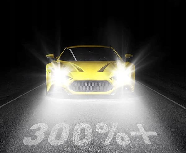 H7 LED-LAMPOR UTAN ADAPTRAR 300 % MER LJUS