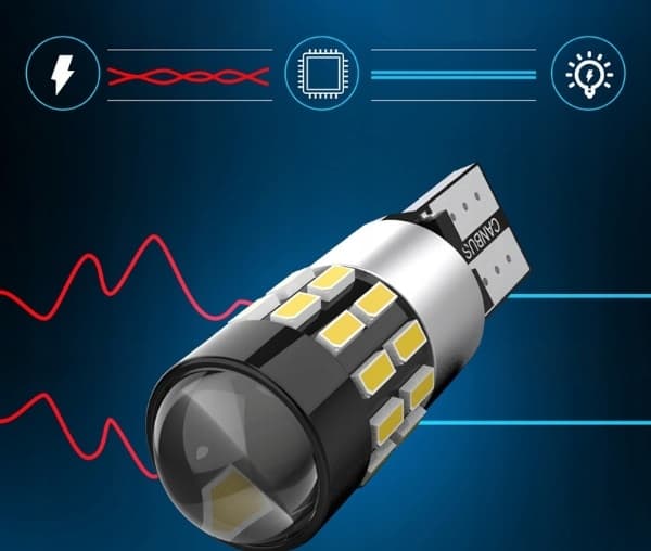 LED-LAMPOR W5W T10 CANBUS PRO 12V 24V