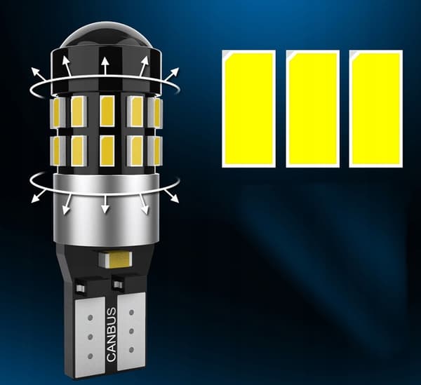 LED-LAMPOR W5W T10 CANBUS PRO 12V 24V