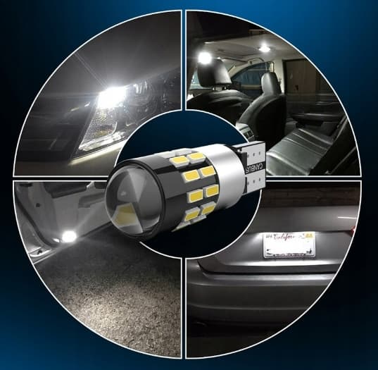 LED-LAMPOR W5W T10 CANBUS PRO 12V 24V