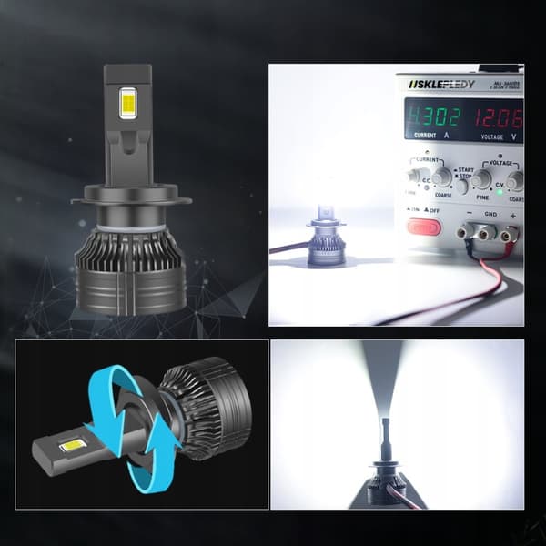 LED-PÆRER H7 XSTORM 120W 26000LM KRAFTIG CANBUS