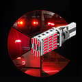 Miniatyrbild 3 av 7: LED-LAMPA W16W T15 RÖD POSITIONSSTOPP SMD