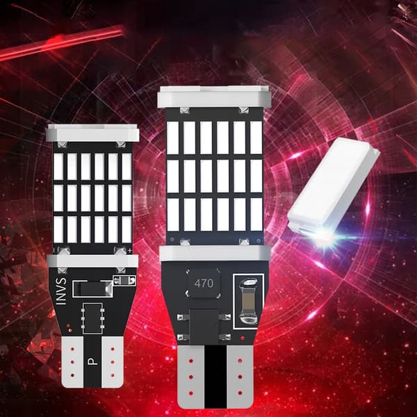 LED-LAMPA W16W T15 RÖD POSITIONSSTOPP SMD