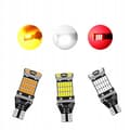 Miniatyrbild 5 av 7: LED-LAMPA W16W T15 RÖD POSITIONSSTOPP SMD