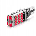 Miniatyrbild 7 av 7: LED-LAMPA W16W T15 RÖD POSITIONSSTOPP SMD