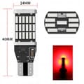 Miniatyrbild 2 av 7: LED-LAMPA W16W T15 RÖD POSITIONSSTOPP SMD