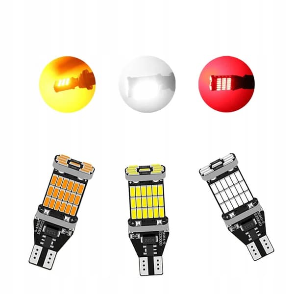 LED-pære W16W T15 orange blinklys