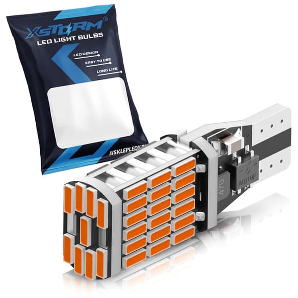 LED-pære W16W T15 orange blinklys