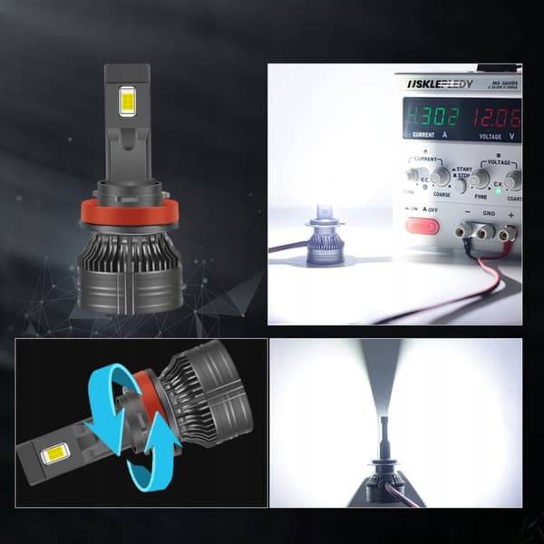 LED-PÆRER H11 XSTORM 120W 26000LM KRAFTFULD CANBUS