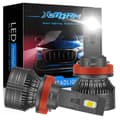 Miniatyrbillede 1 af 11: LED-PÆRER H11 XSTORM 120W 26000LM KRAFTFULD CANBUS
