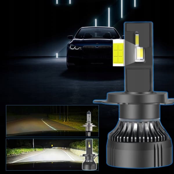 LED-PÆRER H4 XSTORM 120W 26000LM KRAFTFULD CANBUS