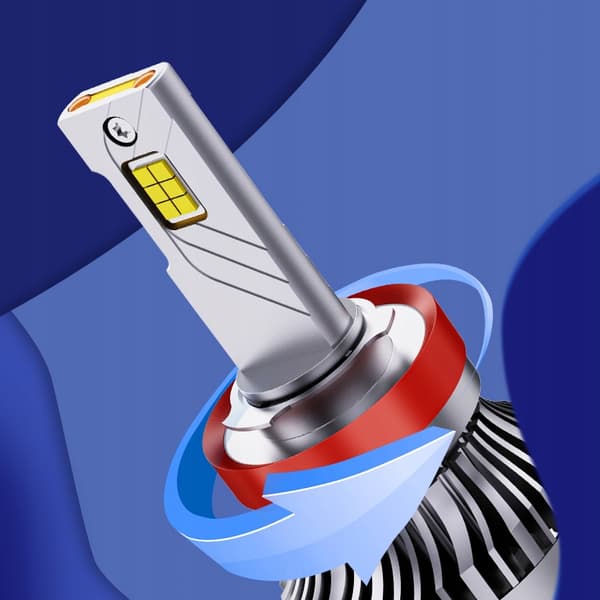 LED-pærer H7 S12 30000 LM 160W 12V 24V 100% CAN