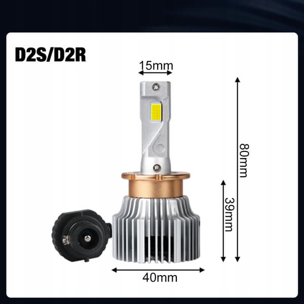 LED-filament D2S D2R XSTORM P&P CANBUS 25000LM 70W
