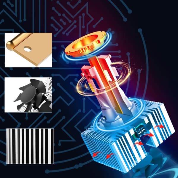 LED-filament D2S D2R XSTORM P&P CANBUS 25000LM 70W