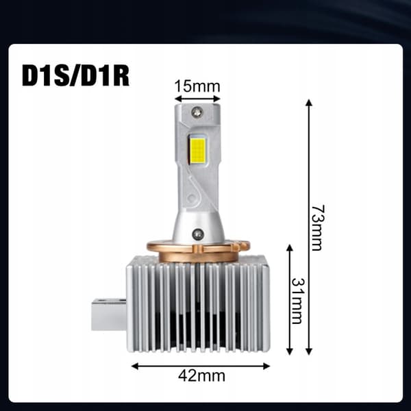 LED-filamentti D1S D1R XSTORM P&P CANBUS 25000LM 70W