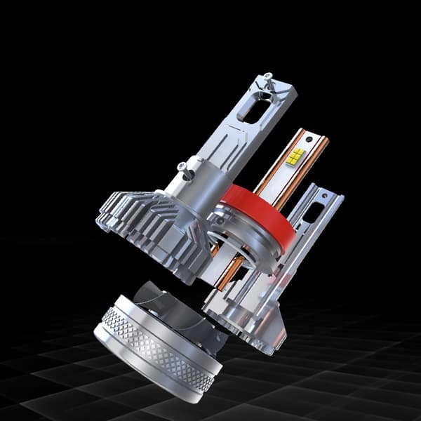 LED-LAMPOR H7 S13 200W 12V 24V 100% CAN 40000LM