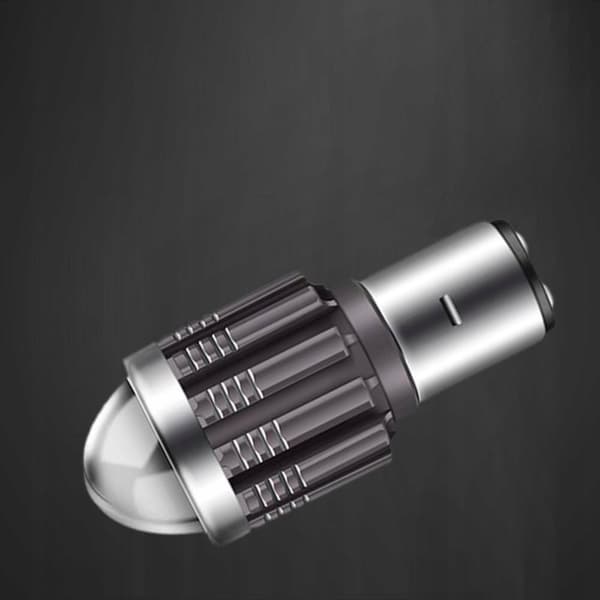 BA20D LED MOTORCYKELPÆRE 6000K LINSE