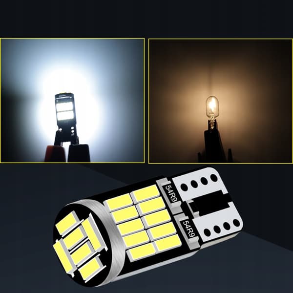 LED-pære W5W T10 parkeringslys 360°