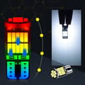 Miniatyrbillede 5 af 11: LED-pære W5W T10 parkeringslys 360°