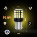 Pikkukuva 2 / 7: P21W LED XSTORM -polttimo, peruutussuunta, virtalähde