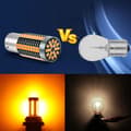 Miniatyrbillede 6 af 8: P21W LED XSTORM PÆRE ORANGE BLINKLYS