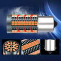 Miniatyrbillede 2 af 8: P21W LED XSTORM PÆRE ORANGE BLINKLYS