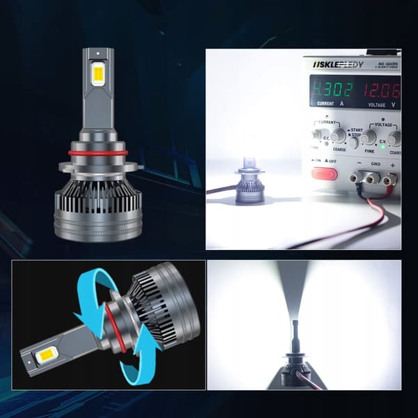 MINI PÆRER HB3 HB4 LED XSTORM 110W 23000LM DÅSE